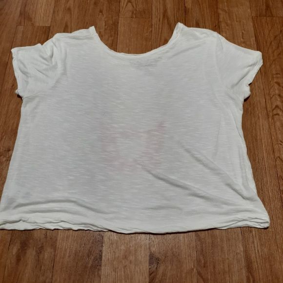 Aeropostale Bethany Mota Sparkly Fast Food French Fries Crop Top Medium GUC - Picture 6 of 6